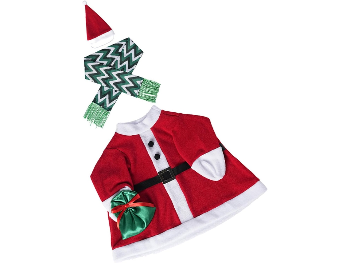 Fantasia De Ganso Natalino Resistente Em Poliéster - Acessórios Para Decoração De Natal - Roupa Para Varanda
