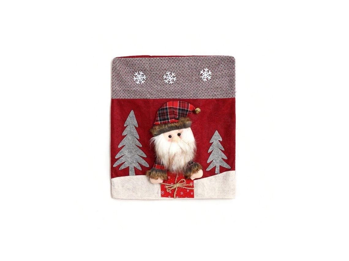Decorações De Natal, Conjunto De Cadeiras 3d Com Desenho Animado, Mesa E Banquinho Com Encosto Do Papai Noel, 5446cm Igvtrade