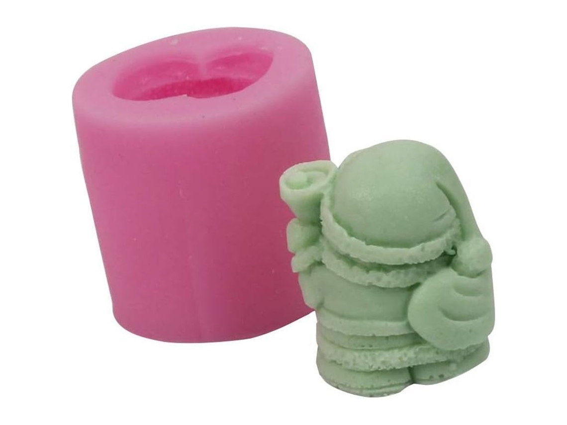 Molde de Silicone 3d Papai Noel Nova Line para Velas e Sabonetes