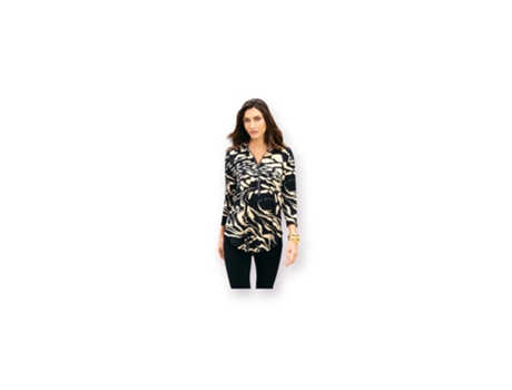 Blusa De Mulher Frank Lyman Poliéster Bege (42)