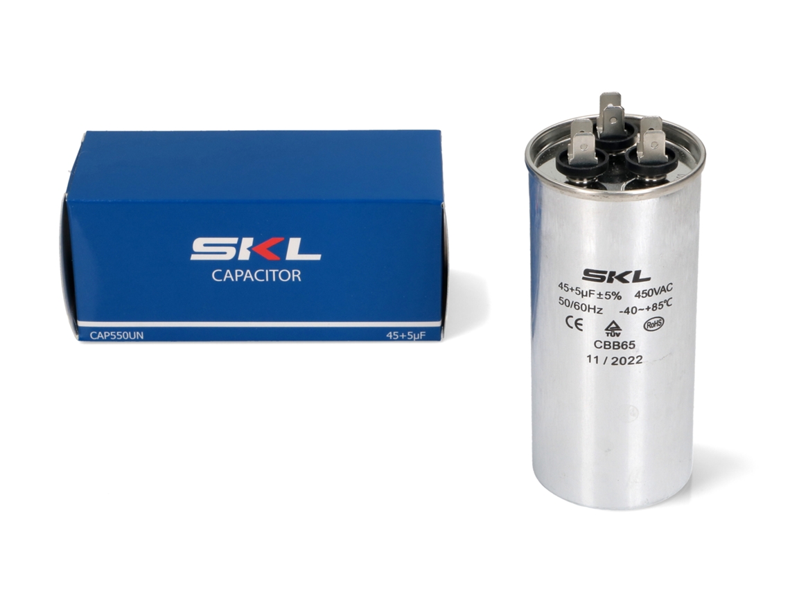 Capacitor 45+5µf Eletrodomésticos Cap550un