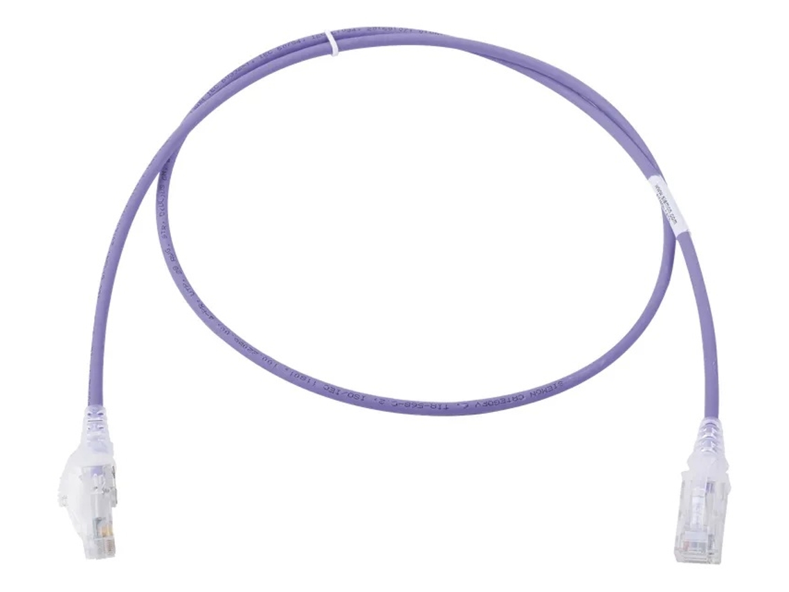 Lurelia Patch Cord Cat6 Utp 28 Awg 3 Pés Violeta Cm/lszh Rj45, Cabo De Ligação Para Rede Estruturada