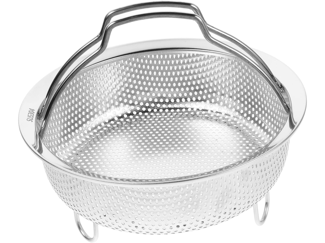 Cesto De Vapor De Malha Fina, Escorredor De Cozinha Com Alça, Acessório Para Panelas E Frutas. Gokoco