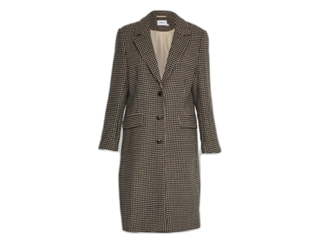 Casaco Comprido Feminino MOSS COPENHAGEN Genesis Chk S/M