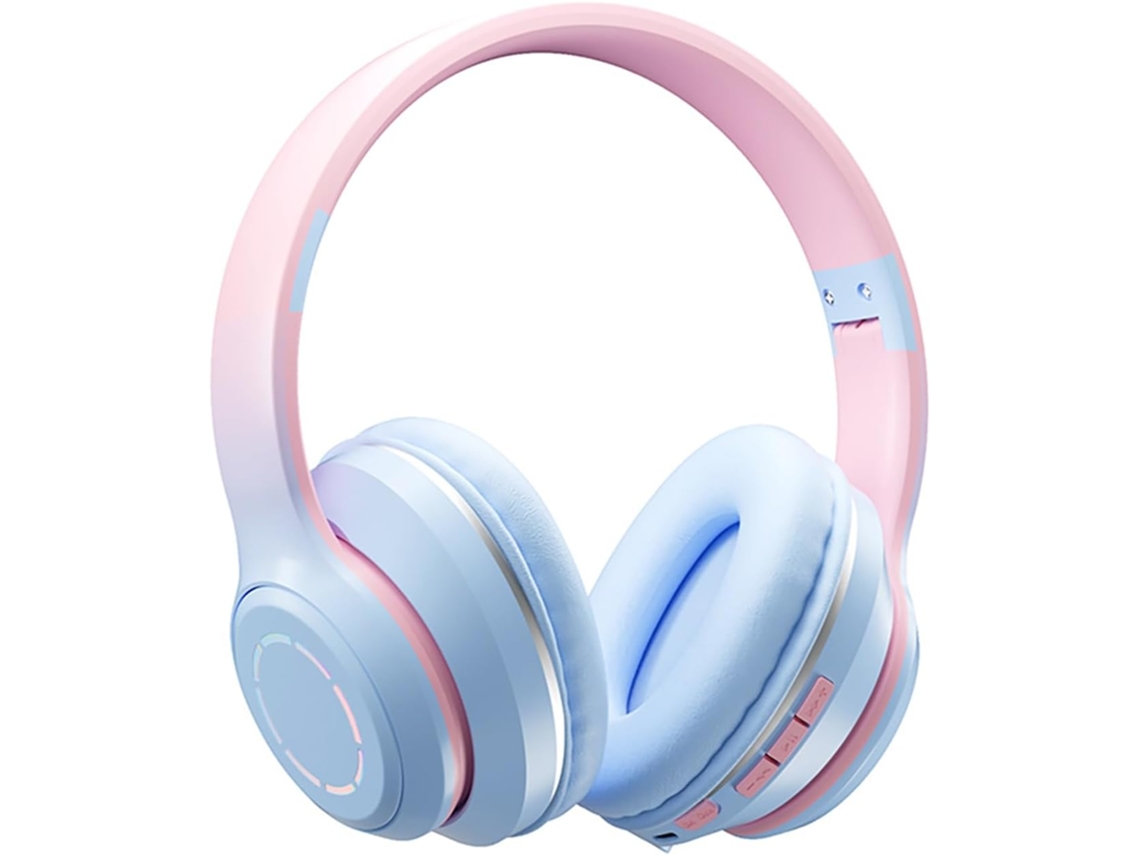 Fones De Ouvido Sem Fio Bluetooth, Dobráveis, Com Luz Led Em Gradiente De Cores E Som Hd, Priorizando Conforto E
