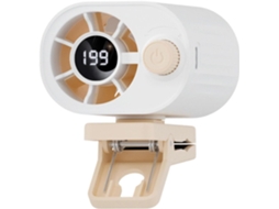 Ventilador Portátil Genérico Com Clipe, Sem Pás, Recarregável Via Usb, Ajustável