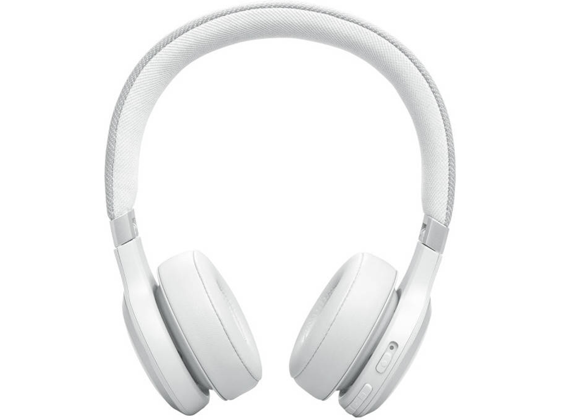 Auscultadores Bluetooth JBL LIVE670NC (On Ear - Microfone - Noise Cancelling - Branco)