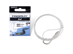 Pacote de 8 Líderes ZEBCO Trophy Eel 0,35Mm 70Cm