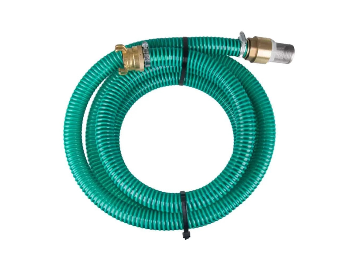 Conjunto De Mangueira Sucção Pvc 4 Metros