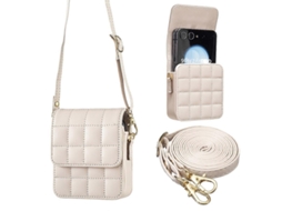 Bolsa Dobrável Transversal Xadrez Bfb04 Para Celular Samsung Galaxy Z Flip6