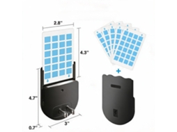 Armadilha Para Moscas Tipo Inserto, Com 5 Cartões Adesivos, Adequada Para Insetos Voadores, Mosquitos E Moscas Preto Hexinyigjly