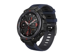 Bracelete Amazfit T-Rex Pro Pulseira outdoor Azul Escuro e Preto