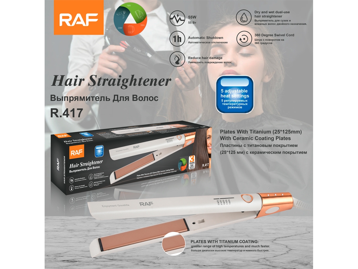 Talas de Aquecimento para Alisamento de Cabelo Euro gauge Encrespadores de Cabelo Portáteis Lcd Home Puffy Multifunction Curling Stick MDUG