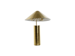 Luminária de mesa DKD Home Decor em metal dourado 50 W 220 V 39 x 39 x 45 cm