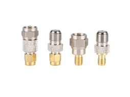 Aetheria 4pcs Adaptador Conversor F para Sma Portátil Latão Antena Rádio Conexão Estável