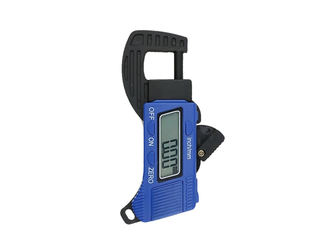 Medidor De Espessura Plástico Digital Azul Alta Precisão