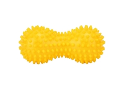 Bola Ouriço Massagem Pvc Amarelo Fascite Plantar Ioga Fitness Relaxamento Muscular Pés Mãos