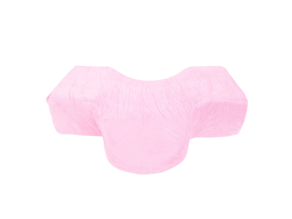 Travesseiro Para Extensão De Cílios Com Espuma De Memória U Forma Apoio Cervical Rosa Salão De Beleza