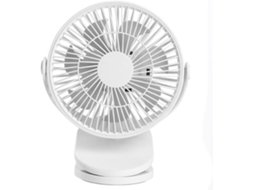 Ventilador Portátil - De Mesa Ajustável Com Luz Noturna Para Uso Em