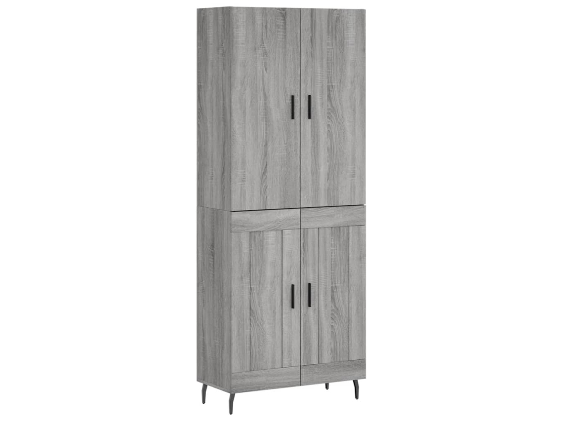 Highboard, Highboards Vidaxl Cinzeto Madeira Processada (n/a)