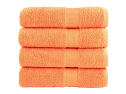 Bath Towel, Bath Towels Vidaxl Laranja Algodão (100 X 150 Cm)