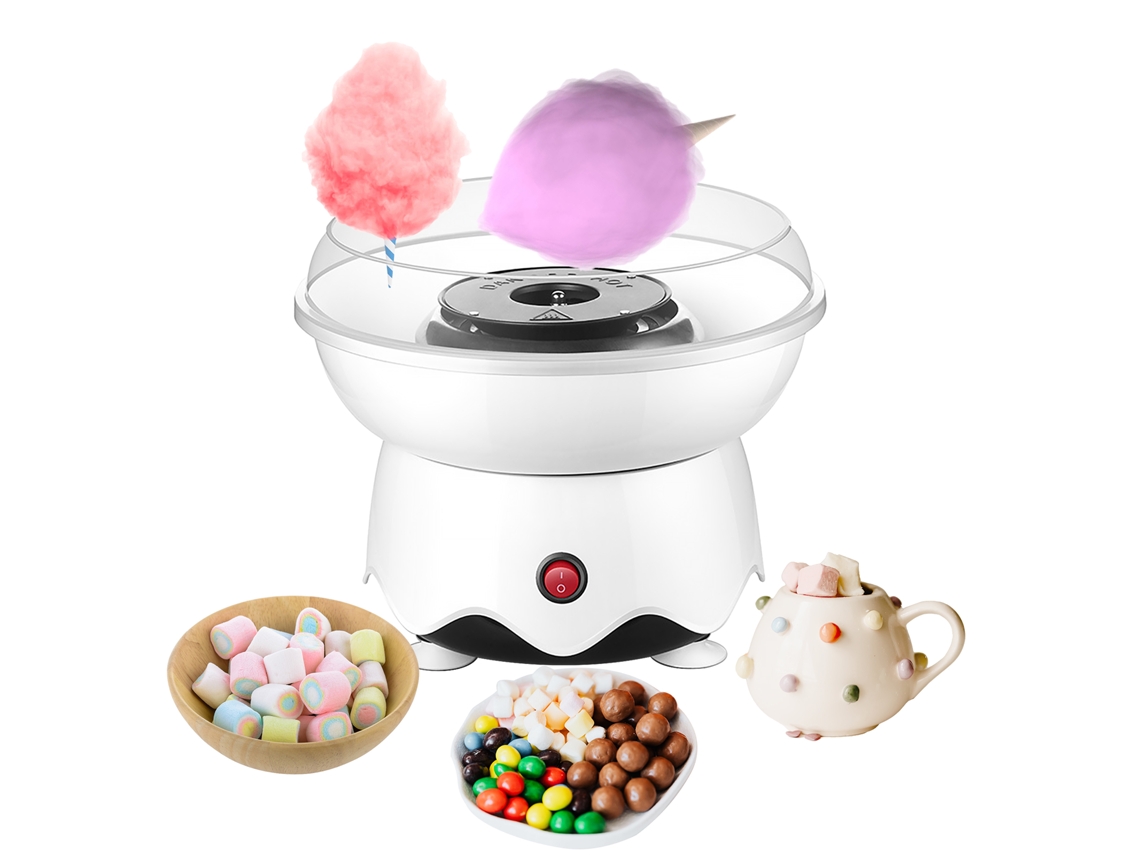 Laxiscreed Máquina De Algodão Doce Compacta 400w Ideal Para Festas E Doces Caseiros