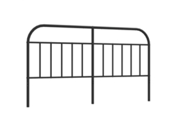 Headboard, Headboards Vidaxl Preto Aço (180 Cm)