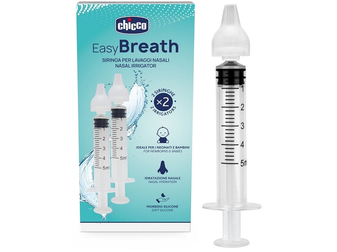 Seringa Nasal Lavagens Easy Breath Chicco 2 Peças Chicco