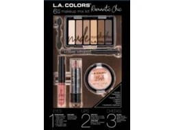 Conjunto de Maquilhagem L.A. COLORS Get The Look Romantic Chic (6 peças)