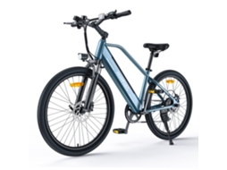 Bicicleta elétrica Hillmiles Miletrail com sensor binário, autonomia de 120 km, sistema pneumático e hidráulico, rodas de 26 polegadas.