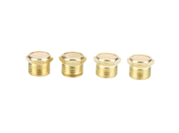 Silenciador De Exaustão Pneumático Em Latão Para Filtro Redutor De Ruído Bsp1/2" 4pcs