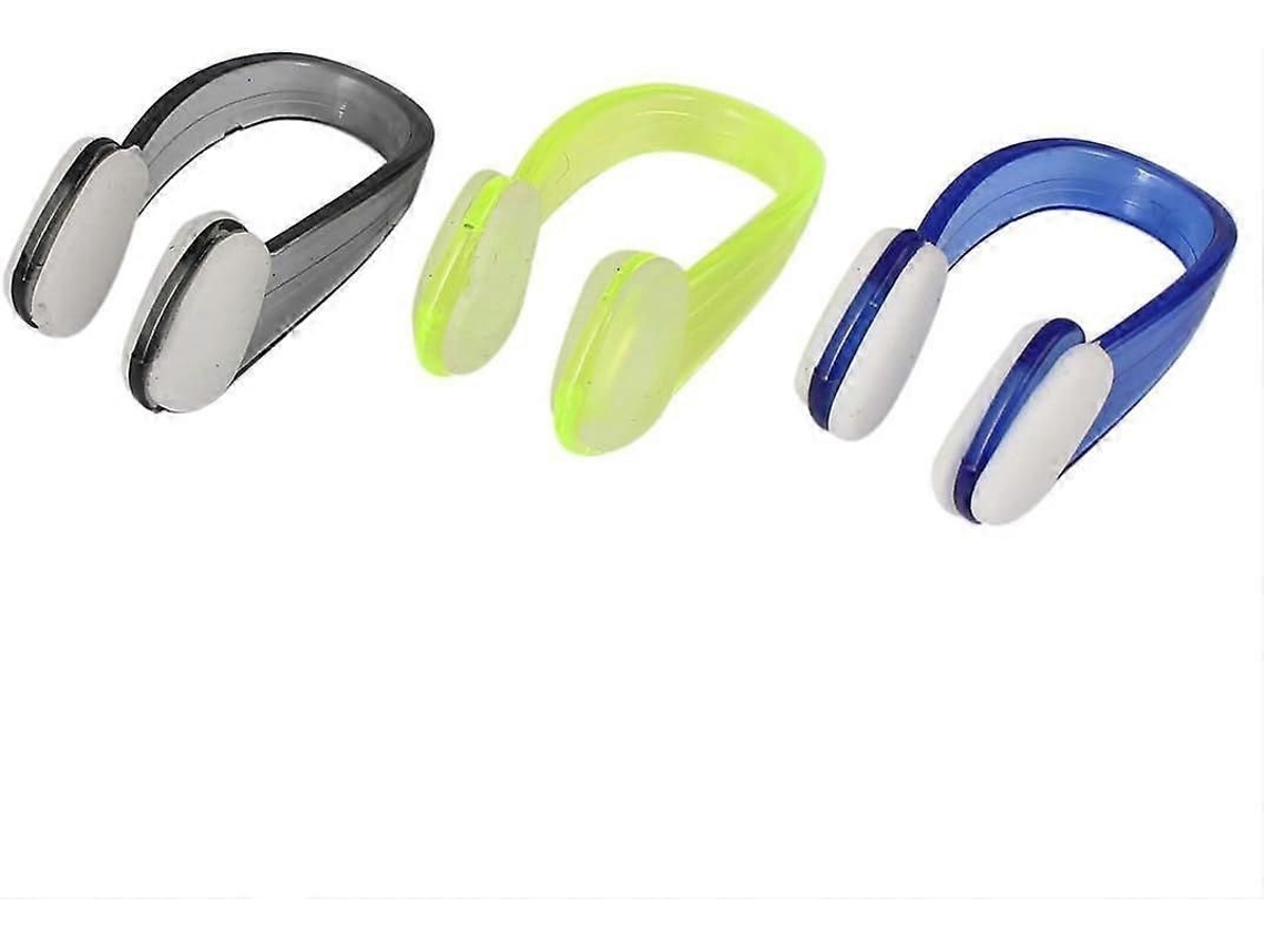 Clipe Nasal Impermeável De Borracha Para Natação, 3 Unidades, Ajustador De Plugue Nasal Para Esportes Aquáticos, Protetores Nasais Para Adultos,