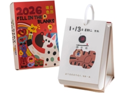 Agenda Para Colorir 2026– Calendário Mensal Com Ilustrações Desenhadas À Mão| Organizador Pessoal, Artigos De