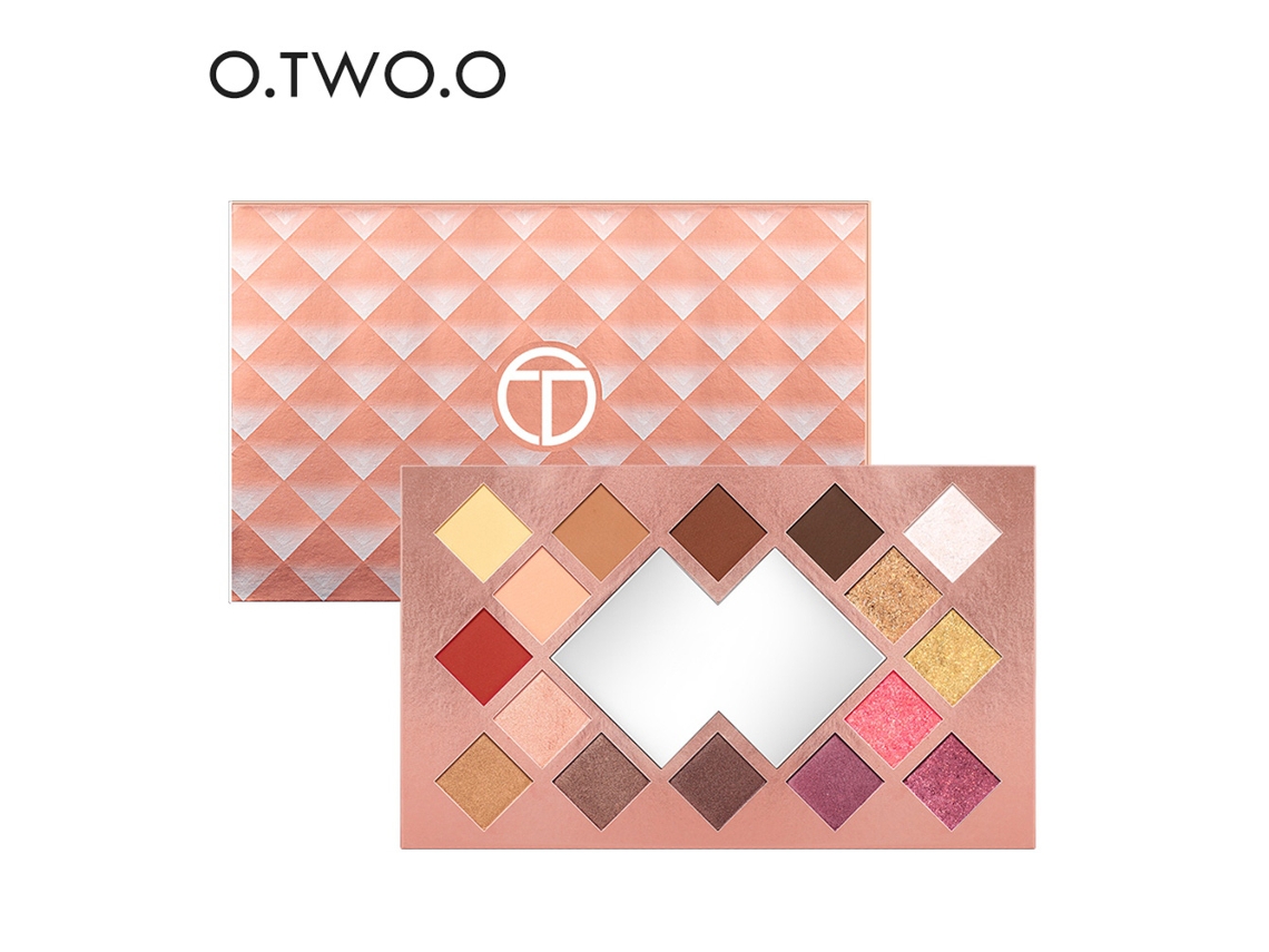 Paleta De Sombras De Ojos Mate 16 Colores 9121 - Texturas Mate, Glitter Y Glitter Fuerte, Uso Húmedo O Seco