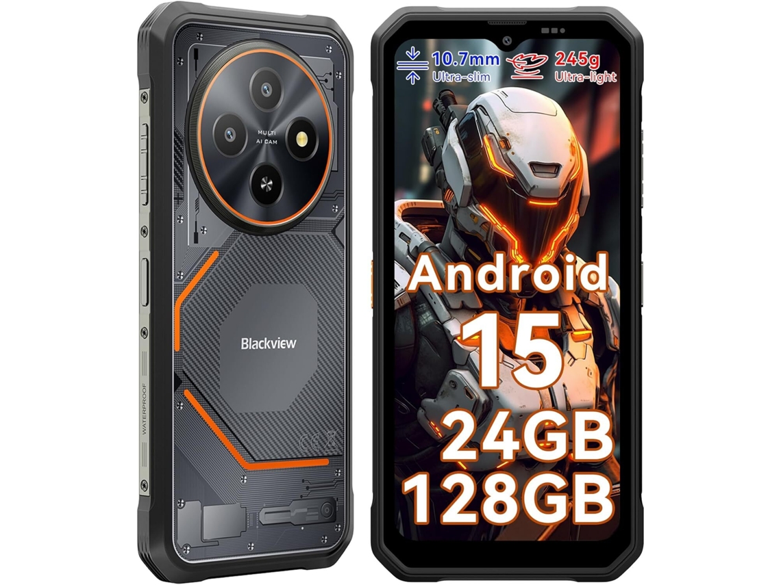 Smartphone Blackview Fort 2 (6.56'' - 24 Gb - 128 Gb - Preto)