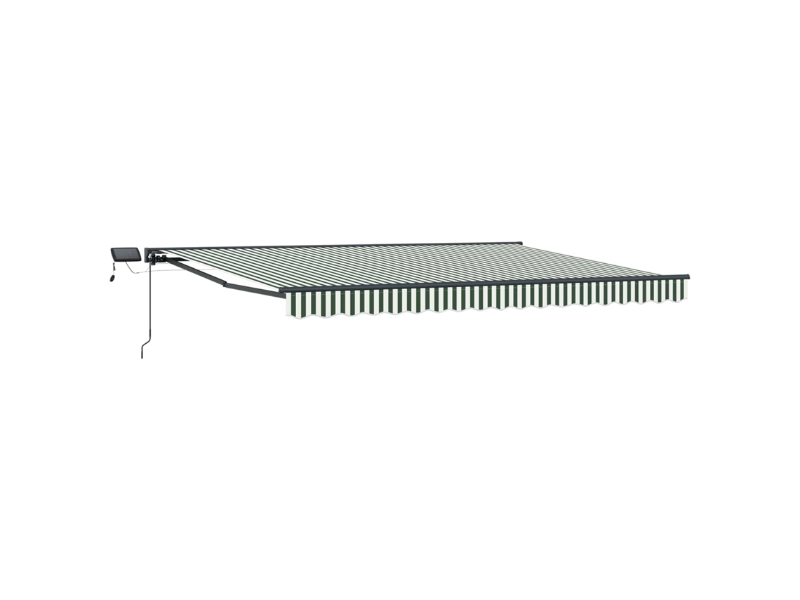 Conjunto 1 Toldo Manual Vidaxl Antracite Alumínio (4 × 3,5 M)