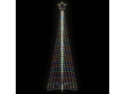 Vidaxl Led Árvore De Natal 495 Leds Coloridos 300,5 Cm