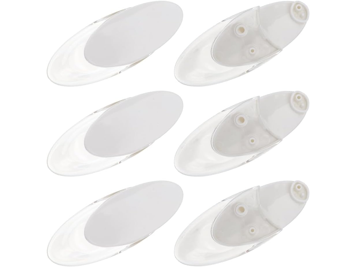 Conjunto De 6 Elegantes Puxadores Plástico Para Cortinas E Persianas, Compatíveis Com Easy Control, Para Reparos E