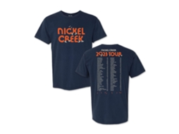Camiseta da turnê Dancing Feet do Nickel Creek ROCKINSTONE Unissex Adulto Mais Vendida Tamanho: XXXG