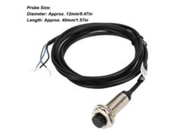 Switch De Proximidade Indutivo Laxiscreed Com Sonda De 12mm E Alcance De Deteção De 4mm