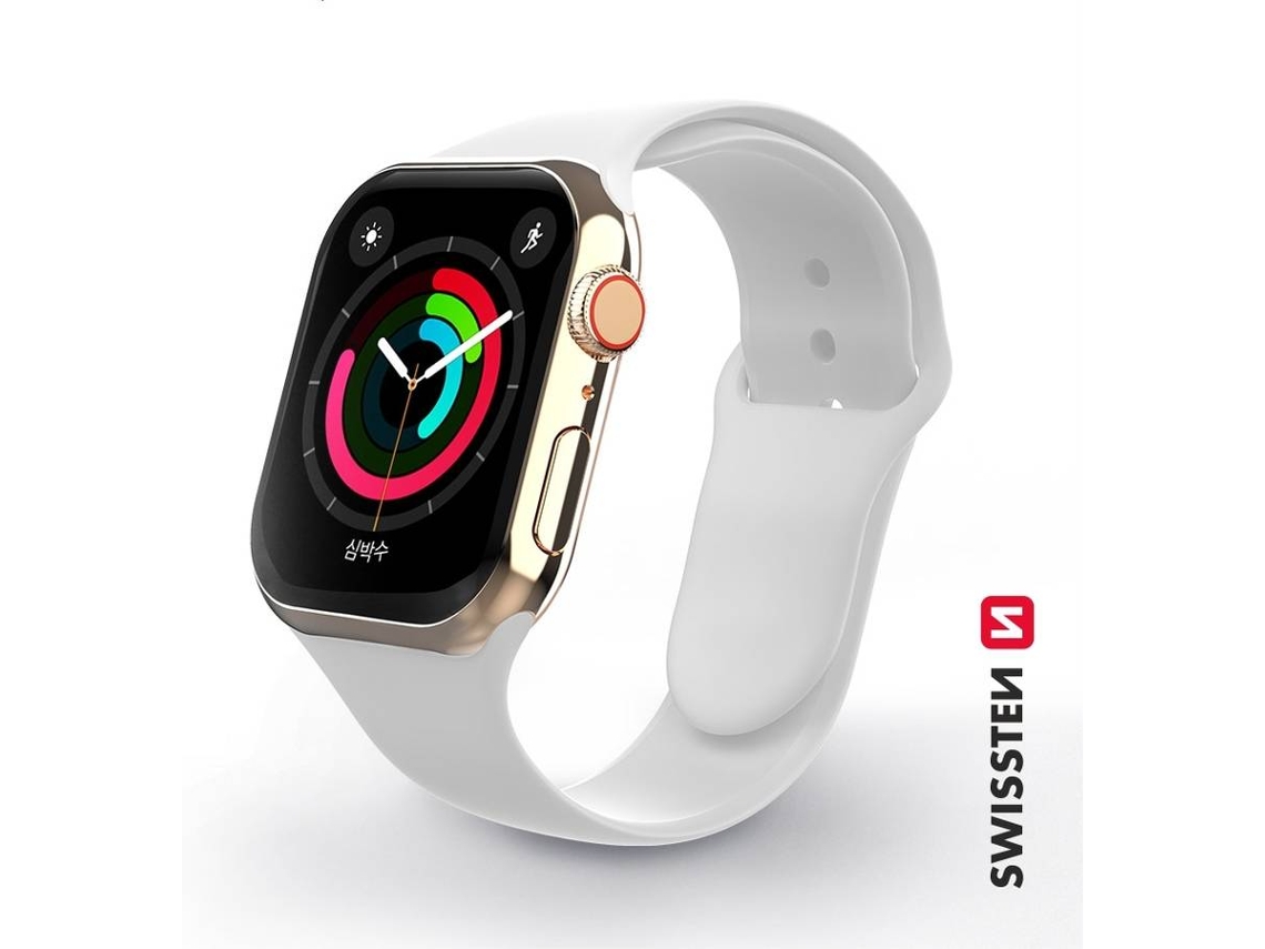 Bracelete Apple Watch 38/40 mm SWISSTEN Branco