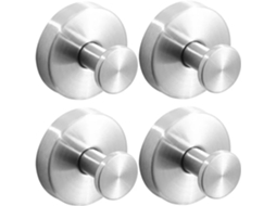 Conjunto de 10 Ganchos com Ventosas para Janelas, Vidro, Portas, Banheiro, Roupões | S/MARCA