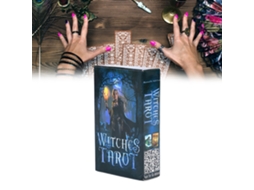 Primerox jogo de Tarot Witch Versão Inglesa Completo 78 Cartas Jogo de Festa em Família
