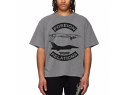 Rockinstone Top Gun Movie Foreign Relations Heather Graphite Adult T-shirt Size:xxxl