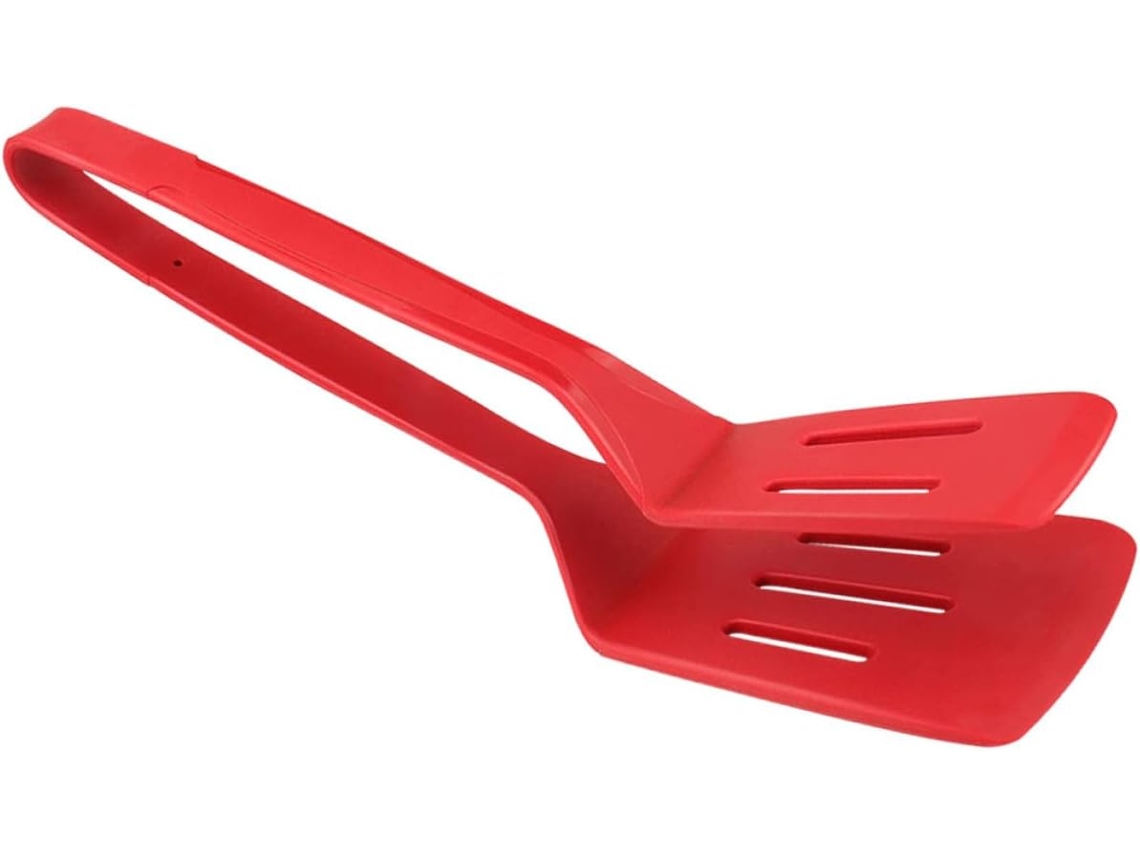 Pinça Em Silicone Vermelho Antiaderente Resistente.