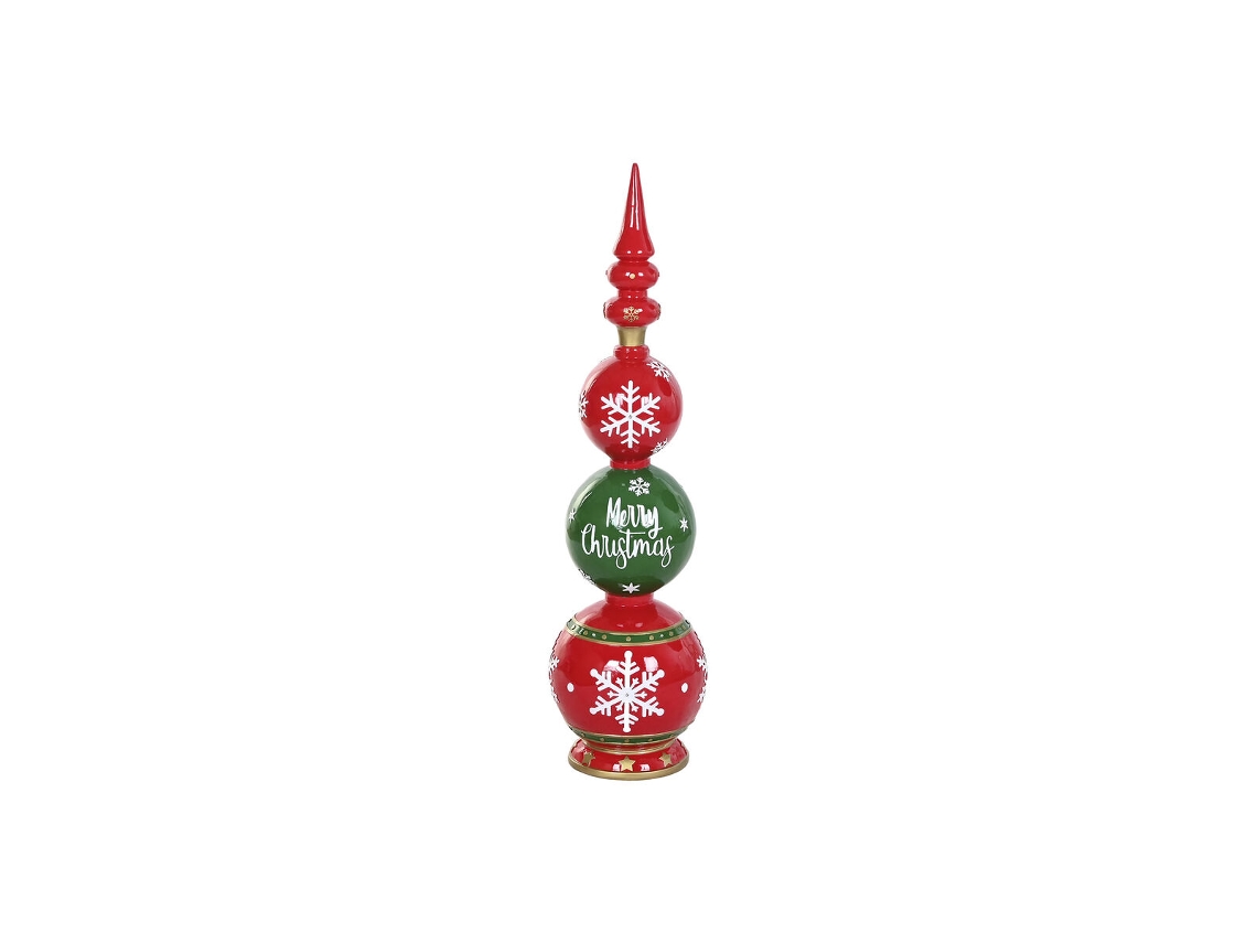 Adorno Natalício Home Esprit Vermelho Verde