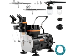 Kit De Aerógrafo, Ação Dupla, 120w