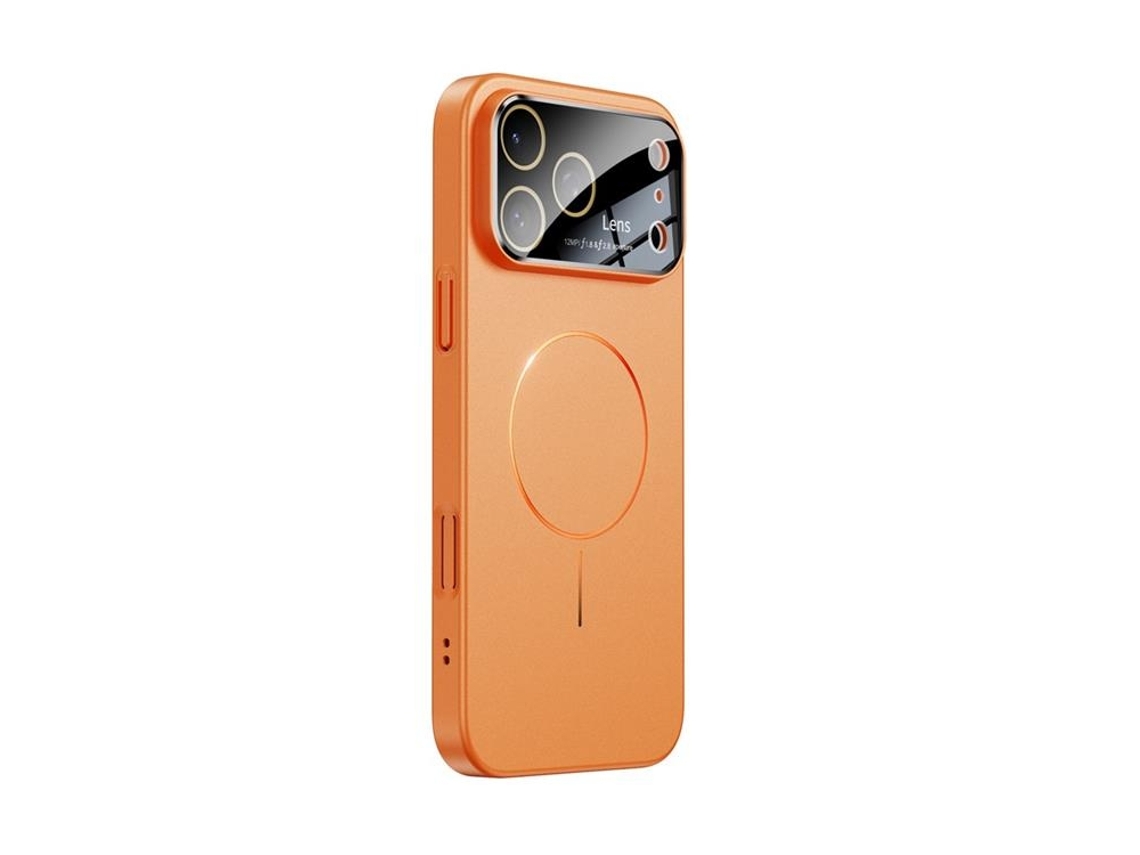Capa Para Iphone 17 Pro Magsafe Skin Touch - Laranja