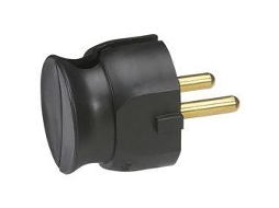 Plug M 2p 16a Ext.flat Preto S/c 93984 Legrand