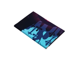 Cenário fotográfico de Halloween dobrável em vinil com estampa de abóbora, 1,5 x 2,1 m, para decoração de festas e estúdio.